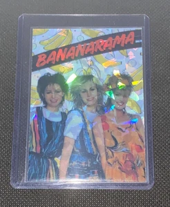 Bananarama Custom Holographic Refractor Pop Art Card memorabilia - Picture 1 of 4