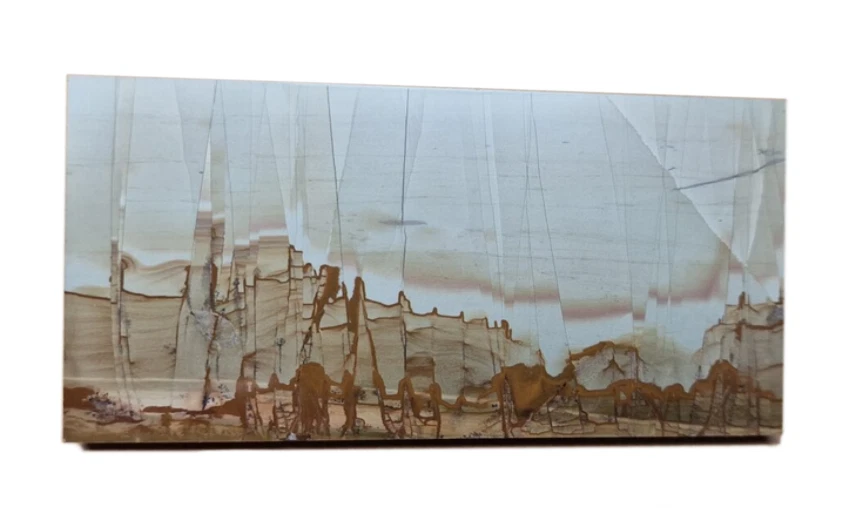 Pietra Paesina Slab (~4" x ~2") - Image 1 of 4