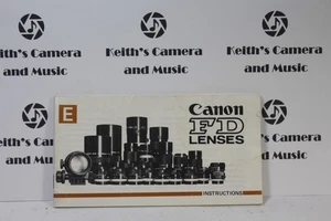 Canon FD Lens Instructions Owners Manual Guide Booklet for AE-1 Program F-1 A-1 - Bild 1 von 8