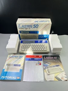 Personal computer vintage V Tech Laser 50 scatola e manuale originali *mai usato? - Foto 1 di 19