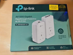 tp-link AV1300 gigabit powerline x 2 - Afbeelding 1 van 10