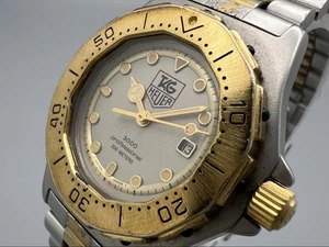 Tag Heuer Professional 3000 934.215 Damen Quarz Uhr 30mm 200M Silber & Gold - Bild 1 von 9