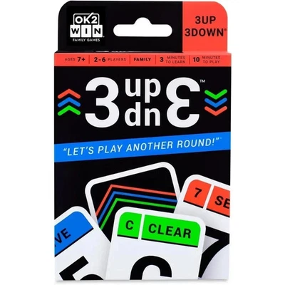3UP 3DOWN Card Game Family Gathering Friends Party Battle Kids Birthday Gift New - Image 1 of 4