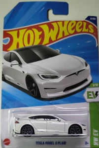 Hot Wheels Tesla Model S Plaid White 2025 HW EV HYX58 9/250 | 1/10 - Bild 1 von 8