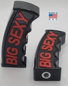 Can Am XMR Renegade XT-P XXC Outlander BIG SEXY Shift Knob Black Red Polymer 4" - Picture 1 of 2