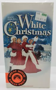 Irving Berlin’s White Christmas Movie Sealed VHS Bing Crosby 1990 - Foto 1 di 14