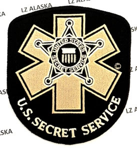 PARCHE SSI MARRÓN Y BRONCEADO MÉDICO TÁCTICO DEL SERVICIO SECRETO DE LOS ESTADOS UNIDOS (EMS1) - Imagen 1 de 3