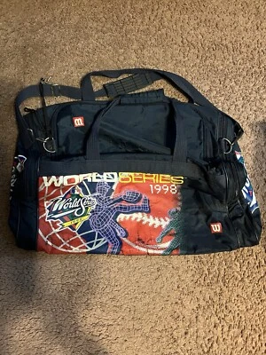 Bolso de Lona Wilson 1998 Béisbol MLB Serie Mundial Padres Yankees Foto 1 de 4