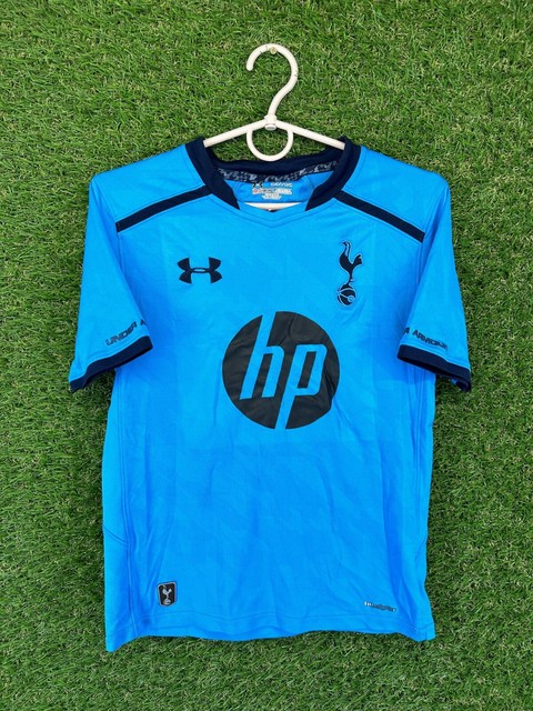 Mens Tottenham Hotspur FC AIA Blue Futbol Under Armour Soccer Jersey Sz. SM