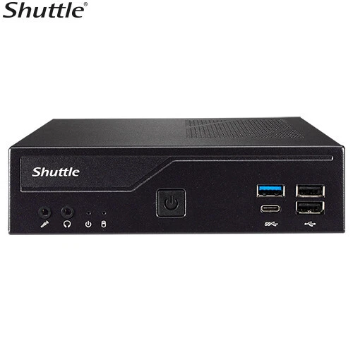 Shuttle DH610 Slim Mini PC 1L Barebone-Intel 12th/13th Gen , 2xDDR4, 2.5' HDD/SS - Image 1 of 1