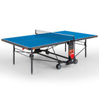 Champion Outdoor Ping Pong Table with Outdoor Wheels Garlando Blue