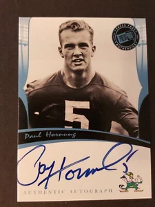 Press Pass Legends 2006 Paul Hornung autógrafo Packers Notre Dame - Imagen 1 de 17