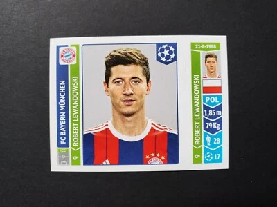 2014-15 Panini UCL Stickers #349 Robert Lewandowski Bayern Poland - Image 1 of 2