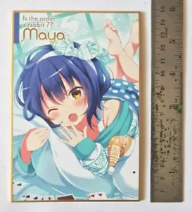 Is the order a rabbit?" (Gochiusa) Maya Shikishi Art Board Japan - Picture 1 of 2
