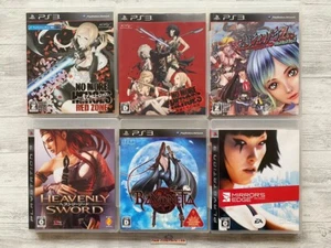 SONY PS3 No More Heroes & Heavenly Sword & Bayonetta & Onechanbara Mirror's Edge - Picture 1 of 14