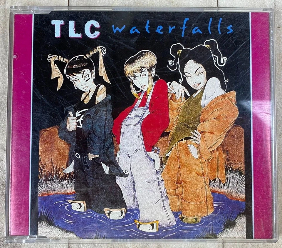 TLC - WATERFALLS CD Single 1995 Rap Hip Hop Remixe Instrumental - Bild 1 von 3