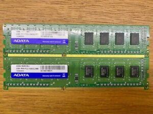 4Gb ADATA (2x2GB) DDR3 1RX8 PC3-10600U-999 AD63I1B0823EV MEMORY RAM ADATA DDR3