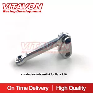 VITAVON CNC Alu7075 Standard Servo Horn+Link For MAXX 1:10 Silver - Picture 1 of 1