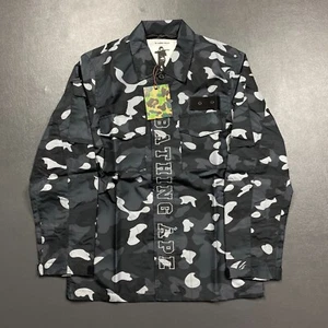 100% Authentic A Bathing Ape Gradation Camo Military Shirt Jacket Size M - Picture 1 of 7