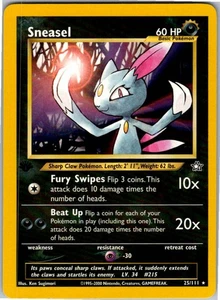 Sneasel Rare Neo Genesis 025/111 NM 1st Edition - Picture 1 of 2