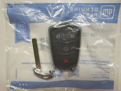 NEW OEM 2015-2019 CADILLAC ATS CTS XTS KEYLESS REMOTE SMART KEY 13544033 /4BT - Image 1 of 3