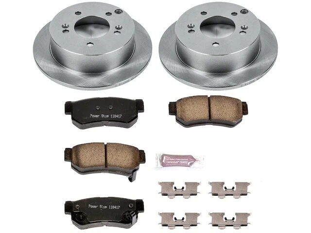 Kit de pastillas de freno trasero y rotor para Hyundai XG300 2001 VF256YP Foto 1 de 1