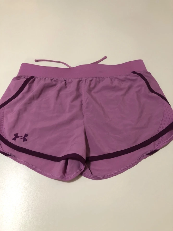 Under Armour Girls Shorts Purple Shorts Athletic Youth Large YLG - Image 1 of 4