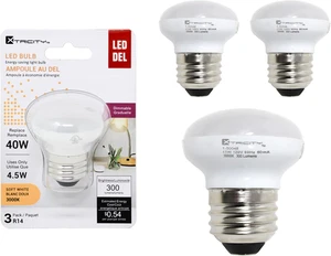Xtricity R14 Dimmable LED Light Bulbs, E26 Base, 4.5W (40 Watt Equivalent), 3000 - Picture 1 of 12