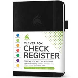 Check Register Book - Deluxe Transaction Register, Accounting Ledger Book, Check - Picture 1 of 7