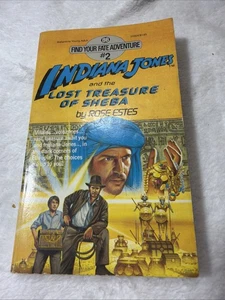 1st Ed 1984 Paperback Book Indiana Jones and the Lost Treasure of Sheba R. Estes - Picture 1 of 6