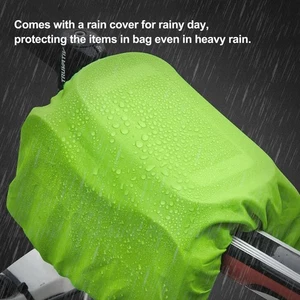 Rain Cover Bicycle Bag Dustproof Green Lightweight Polyester Brand New - Picture 1 of 24
