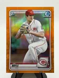 2020 Bowman Draft Chrome Orange Refractor /25 Joe Boyle #BD-165 - Picture 1 of 2