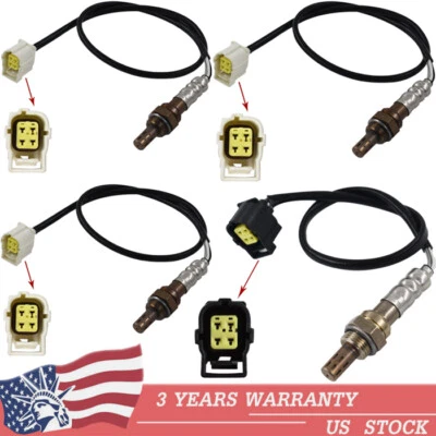 Conjunto de 4 sensores de oxigênio para 2014-2019 Jeep Cherokee 2011-16 Chrysler Town&Country - Imagem 1 de 4
