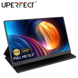 UPERFECT 13.3" 1920x1080 HDR Portable Monitor Gaming Monitor USB C Screen - Picture 1 of 11