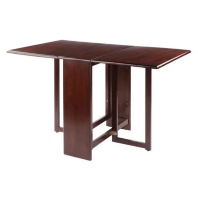 Clara Double Drop Leaf Dining Table, Walnut - Image 1 of 4