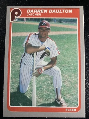 1985 Fleer Update Darren Daulton Rookie #U-33 Phillies - Image 1 of 2