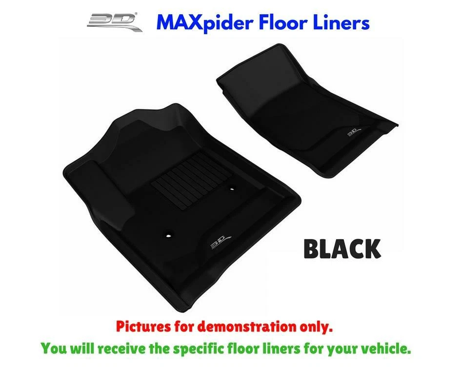 Alfombrillas 3D Maxpider Kagu forros para todo tipo de clima para Toyota Sienna 2013-2019 Foto 1 de 1
