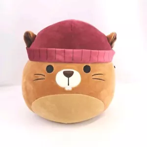 Chip Beaver Plush Squishmallows Kellytoy Brown Animal Stuffed - Picture 1 of 11