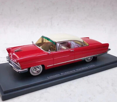 NEO 1/43 Scale Resin Model LINCOLN PREMIERE HARD-TOP 1956 red/white top - Image 1 of 4