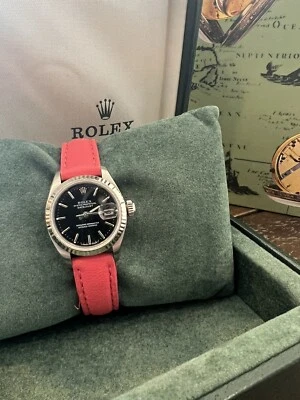 Ladies Rolex Oyster Perpetual Datejust Watch  26mm Black - Image 1 of 4