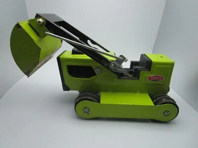 Tonka Pressed Steel Lime Green T-6 Loader Toy, 12" Construction Vehicle - Image 1 of 4