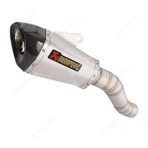 For Kawasaki Ninja ZX6R ZX636 2023-2025 Slip On System Exhaust Muffler Tips Pipe - Foto 1 di 7