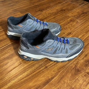 Skechers After Burn Mens Gray Shoes Sneakers Size 10 50125 - Picture 1 of 9