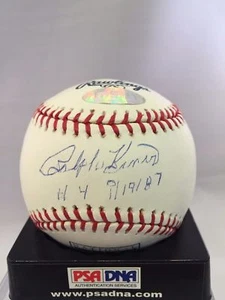 Ralph Kiner Jersey #4 Retirement Day 9/19/1987 Signed Inscribed Baseball PSA DNA - Picture 1 of 4
