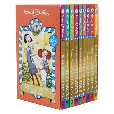 St Clare's Collection 9 Books Box Set By Enid Blyton – Ages 9-14 - Paperback