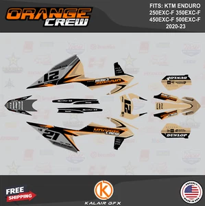 Graphics Kit for KTM 250EXC-F 350EXC-F 450EXC-F 500EXC-F 2020-23 OG Crew-Tan - Picture 1 of 6