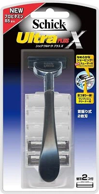 Schick Ultra Plus X Holder 2 blades with 2 replacement blades  - Image 1 of 3
