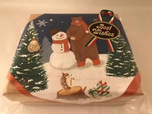 18pc Japanese Christmas Snowman & Bear KitKat Gift Box Set 18 flav. Kit Kat - Picture 1 of 8