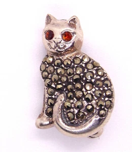Broche 'Gato' Plata 925 (7822) - Imagen 1 de 4
