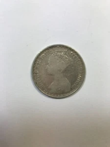 Queen Victoria 1873 Silver Florin 2 Shillings in Fine Condition - Picture 1 of 2